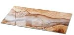 Tulup Gro&szlig;e Tischplatte 125x50 cm Rechteckige Tafelglas Dekoration f&uuml;r K&uuml;che...