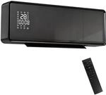 HOMCOM Wand Heizl&uuml;fter 2000W mit 2 Leistungsstufen, LED-Display, Schwarz 