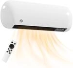 HOMCOM Wand Heizl&uuml;fter 2000W Keramik Wandheizger&auml;t mit Ventilator Wei&szlig; | 2