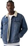 Levi's Herren Jeansjacke Relaxed Fit Sherpa Trkr