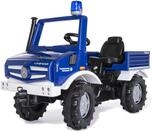 Rolly Toys Unimog THW Tretauto ab 3 Jahren (Auto zum selber Fahren, mit Blinklicht,