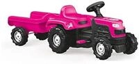 Dolu Einhorn Kinder Traktor Pedalbetrieben & Anhnger Rosa Pedalbetriebener Traktor