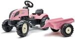 Falk - Traktor mit Pedalen Rainbow Star mit Anh&auml;nger &ndash; enth&auml;lt 40% recyceltes