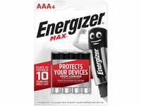 Energizer E300124200 Batterie Max Alkaline AAA (Micro/LR03 4er-Packung)