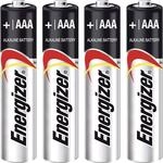 Energizer E300124200 Batterie Max Alkaline AAA (Micro/LR03 4er-Packung)