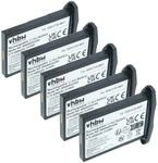 vhbw 5x Akku kompatibel mit NCR Orderman 5 | Handheld Computer Scanner (4200...