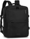 Bestway Rucksack Unisex 40x30x20cm, Handgep&auml;ck Ryanair Eurowings (Schwarz) 