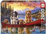 Educa - 2000-Teile-Puzzle f&uuml;r Erwachsene | Sonntag mit den Kindern | Ma&szlig;e: 96 x 68