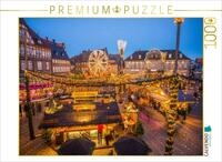 Puzzle &middot; Weihnachtsmarkt Goslar | Magisches Lichterspiel auf dem Marktplatz von