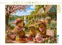 Puzzle &middot; Fr&uuml;hlingspicknick am See | 1000 Teile &middot; Lege-Gr&ouml;&szlig;e 64 &times; 48 cm &middot;