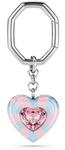 Swarovski Dulcis Schl&uuml;sselanh&auml;nger, Bonbonfarbener Anh&auml;nger mit Herzmotiv und