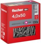 fischer Spanplattenschraube PowerFast II 4,0 x 50 Senkkopf TX20 A2 130 ST 
