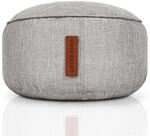 Green Bean Sitzsack-Hocker Home Linen rund 45x25cm mit EPS-Perlen F&uuml;llung -