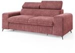 Masseno Sofa BENETE mit Schlaffunktion, Sofa mit Bettkasten, Wohnzimmersofa,...