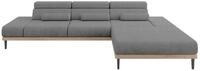 ALTDECOR Elektrisches Ecksofa L-Form Mona 316x205x85 - Grau | Corner Sofa Bett