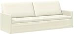 vidaXL 3-Sitzer Sofa Creme 220 x 81 x 82 cm Cordstoff | Bietet dauerhafte