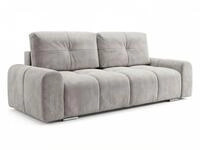 Sofnet - Schlafsofa Fluffy mit Bettkasten (Grau, Vibe 86) | Sofa mit...