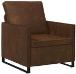 vidaXL Einzelsofa Braun 70 x 81 x 82 cm Kunstwildleder