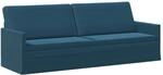 vidaXL 3-Sitzer Sofa Blau 220 x 81 x 82 cm Samt (V)