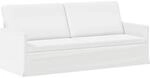 vidaXL 3-Sitzer Sofa Wei&szlig; 190 x 81 x 82 cm Stoff