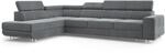 Masseno Ecksofa HESTION L-S mit Schlaffunktion L-Form, Modern Sofa mit...