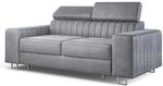 Masseno Sofa Solan mit Schlaffunktion, Sofa mit Bettkasten, Wohnzimmersofa,...