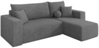 ALTDECOR Ecksofa mit Schlaffunktion L-Form SENO-L 249x139x85 - Grau | Corner...