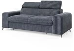 Masseno Sofa BENETE mit Schlaffunktion, Sofa mit Bettkasten, Wohnzimmersofa,...
