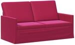 vidaXL 2-Sitzer Sofa Weinrot 150 x 81 x 82 cm Samt (V)