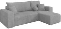 ALTDECOR Ecksofa mit Schlaffunktion L-Form SENO-L 249x139x85 - Grau | Corner...