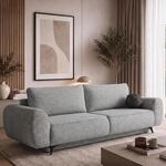 BEAUTY SOFA Schlafsofa VITO 256 cm mit Schlaffunktion 200x144 cm, Bettkasten,