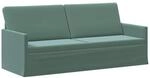 vidaXL 3-Sitzer Sofa Meergr&uuml;n 190 x 81 x 82 cm Samt (V)