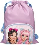 Depesche TOPModel Modern Girly - Sportbeutel | in Pink und Blau, mit sch&ouml;nem Model