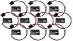 vhbw 10x Batterie kompatibel mit Mitsubishi | Steuereinheit (1700 mAh, 3,6 V, Li-Ion)