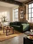 KADIMA DESIGN Beistelltisch 45x40x45 cm Sheesham Massivholz/Metall...
