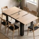 Mondeer Esstisch Ausziehbar, 120-160cm K&uuml;chentisch f&uuml;r 4-6 Personen |...