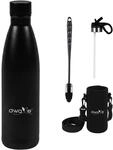 AWAVE Recycelte Edelstahl Trinkflasche 500 ml Doppelwandig Isolierte Thermo...