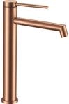 Rea - Waschbeckenarmatur Foss high - Geb&uuml;rstetes Kupfer - Messing - 29,5x4x19...