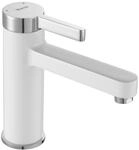 Rea Waschtischarmatur POLO WHITE CHROM BAS Wasserhahn Bad Badarmatur aus Messing