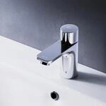 Wasserhahn Bad, Waschtischarmatur mit Push-Schalter, Badarmaturen aus Messing,