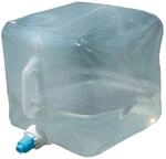 High Peak Unisex vandtank foldbar 15 l Wassertank, durchsichtig, 25 x 12 cm EU