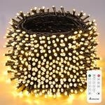 SALCAR Lichterkette Au&szlig;en 100m 1660 LED Warmwei&szlig; mit Fernbedienung & Timer |...