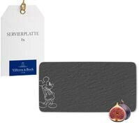 Villeroy & Boch Manufacture Rock &ndash; Mickey Mouse &ndash; Servierplatte, schwarz,