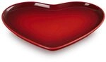 Le Creuset Herz Kirschrot 32cm Servierschale L'Amour Kollektion