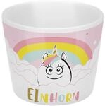 GRUSS & CO Eierbecher mit Motivdruck "Einhorn" | Porzellan, H&ouml;he 4,3 cm, Durchmesser