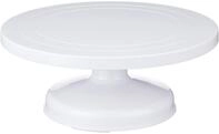 IBILI 789301 Torten-/Kuchenst&auml;nder drehbar/hoch 31 cm aus Kunststoff, wei&szlig;, 31 x 31