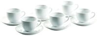 M&auml;ser, Serie Colombia, Kaffeeobere 18 cl, mit Kaffeeuntere 15 cm, Porzellan