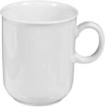 Seltmann 001.477053 Weiden Compact Porzellan Becher mit Henkel, Rund, 00007...