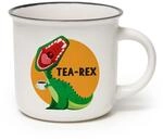 LEGAMI - Cappuccinotasse, Tasse aus New Bone China Porzellan, Motiv Tea Rex, Take a