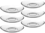 Leonardo Napoli Untertassen 6er Set, sp&uuml;lmaschinengeeignete Glas-Unterteller f&uuml;r